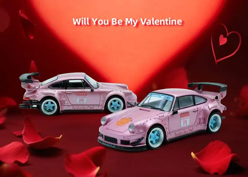 (Pre-Order) 1:64 Rwb 930 -- #14 Pink Valentine's Day Special 2026 -- Model-Model 1