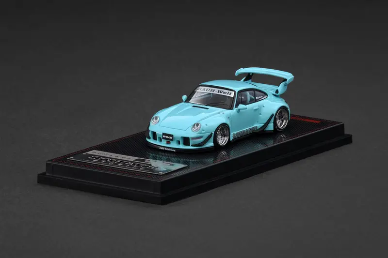 (Pre-Order) 1:64 Rwb 993 (Porsche 911) -- Blue Green -- Ignition Model Ig3872 2
