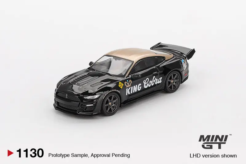 (Pre-Order) 1:64 Shelby Gt500 Dragon Snake Concept -- Black/Gold -- Mini Gt Mgt01130 1