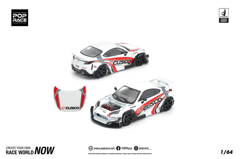 (Pre-Order) 1:64 Toyota Gr86 Pandem -- Cusco -- Pop Race 1