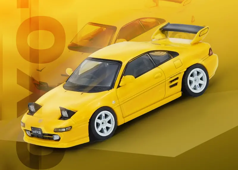 (Pre-Order) 1:64 Toyota Mr2 (Sw20) -- Yellow -- Inno64 1