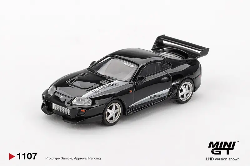 (Pre-Order) 1:64 Toyota Supra Veilside Combat V-Ii -- Black -- Mini Gt Mgt01107 1