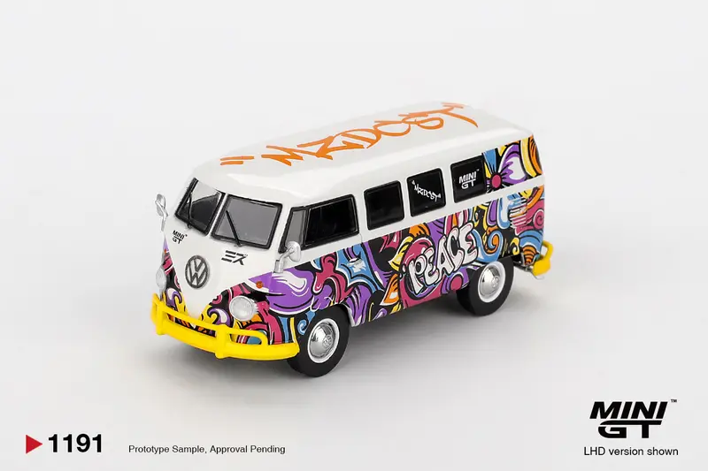 (Pre-Order) 1:64 Volkswagen T1 Kombi Microbus -- Mizu Design -- Mini Gt Mgt01191 1