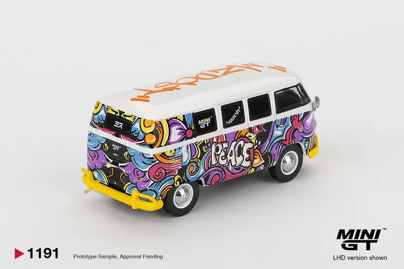 (Pre-Order) 1:64 Volkswagen T1 Kombi Microbus -- Mizu Design -- Mini Gt Mgt01191 2