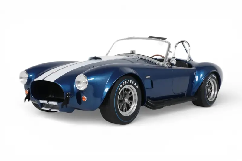 (Pre-Order) 1:8 Shelby Cobra 427 S/C -- Blue W/White Stripes -- Gt Spirit 1