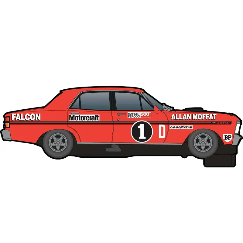 (Pre-Order) Scalextric 1:32 -- 1972 Allan Moffat -- #1D Ford Xy Falcon C4702f 1