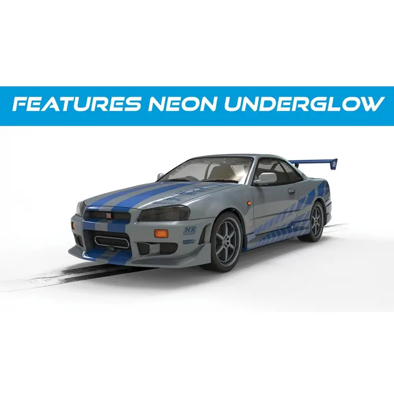 (Pre-Order) Scalextric 1:32 -- Brian's Nissan R34 Skyline Gtr - Fast And Furious - C4674 1