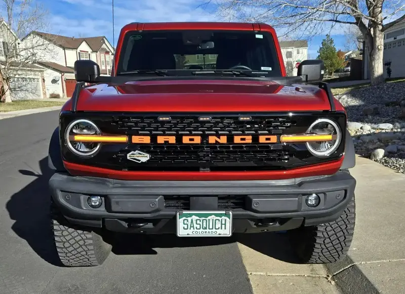 Printed Series Signature Drl Bar Overlays For 2021+ Bronco (Signature Headlights) 1