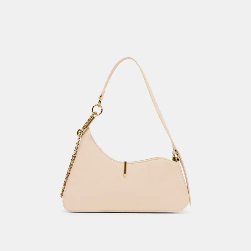Prya Shoulder Bag Creme Leather 1