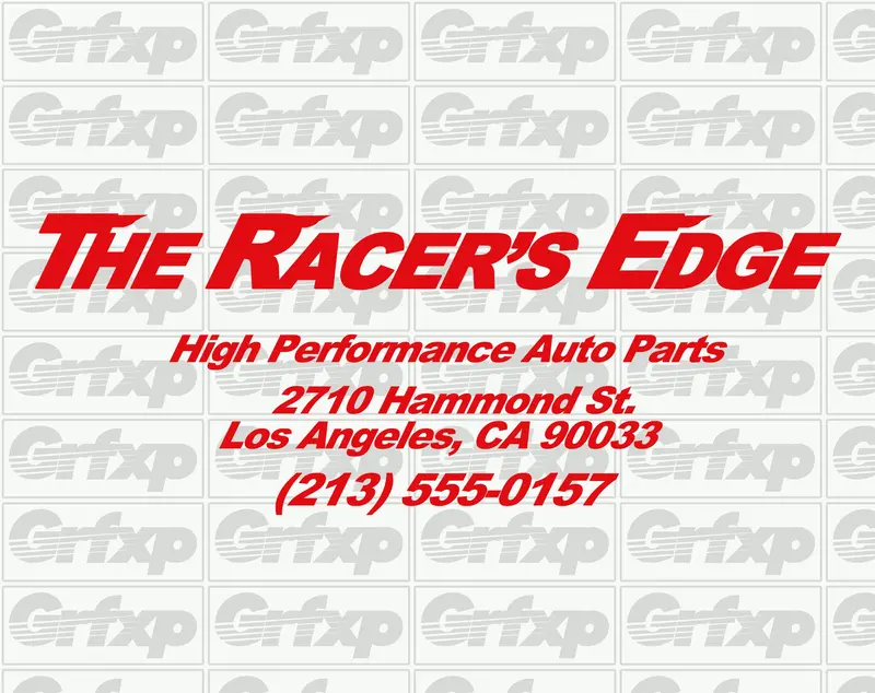 Racer's Edge Sticker 1