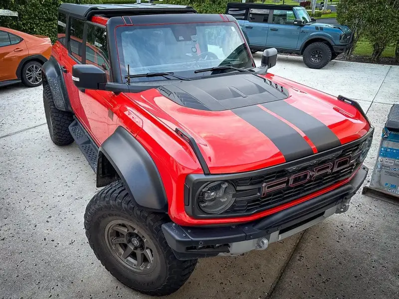 Racing Hood Stripes V1 For 2022+ Bronco Raptor 1