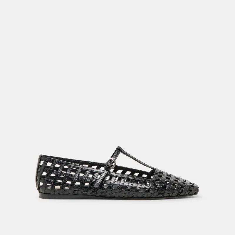Rains Ballet Flats Black Stella 1