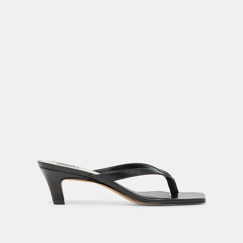 Ramia Heels Black Leather 1