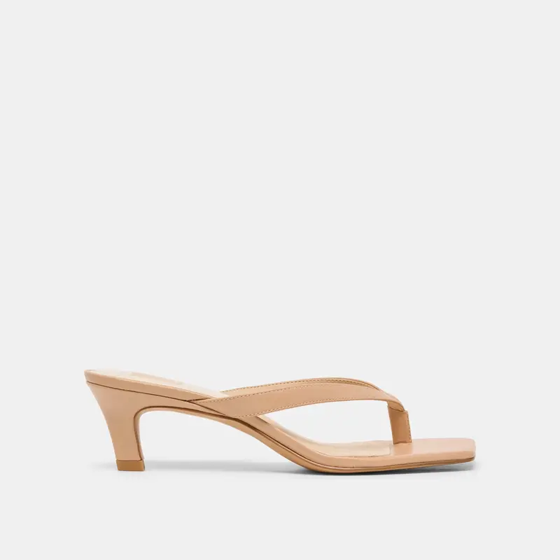 Ramia Heels Cafe Leather 1