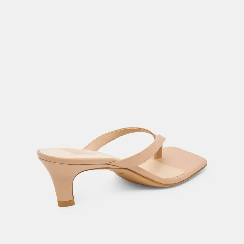 Ramia Heels Cafe Leather 5