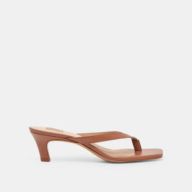 Ramia Heels Cognac Leather 1