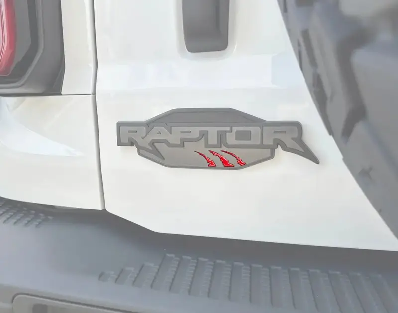Raptor Emblem Claw Mark Inserts Fits 2022-2026 Ford Bronco Raptor 1