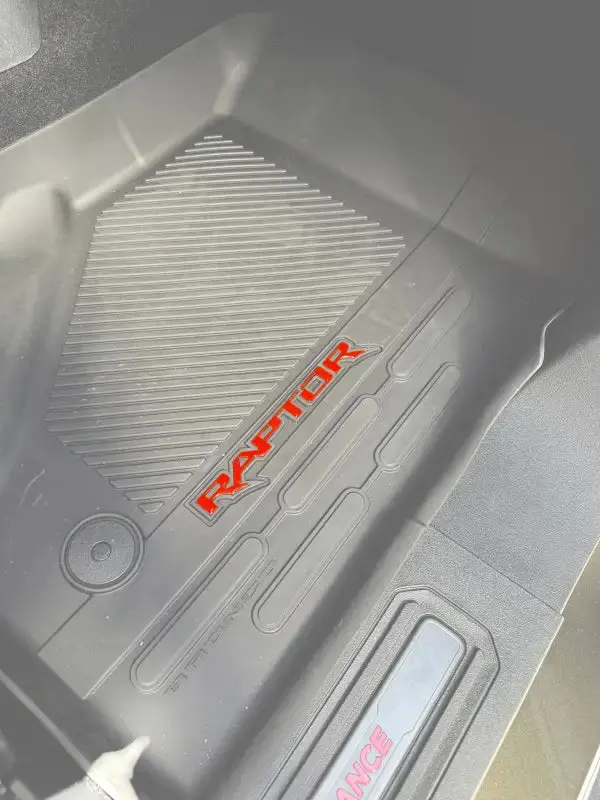 Raptor Floor Mat Emblem Inserts Fits 2022-2026 Ford Bronco Raptor 1