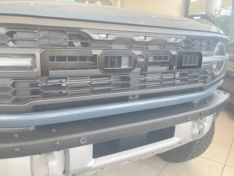 Raptor Front Grill Letter Overlays Fits 2022-2026 Ford Bronco 2