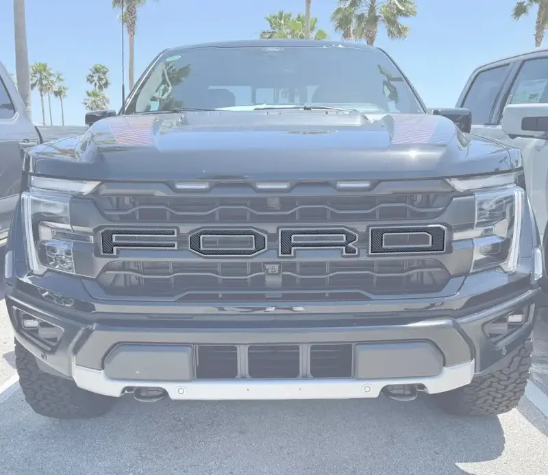 Raptor Front Grille Letters Fits 2021-2026 Ford F-150 Raptor 8