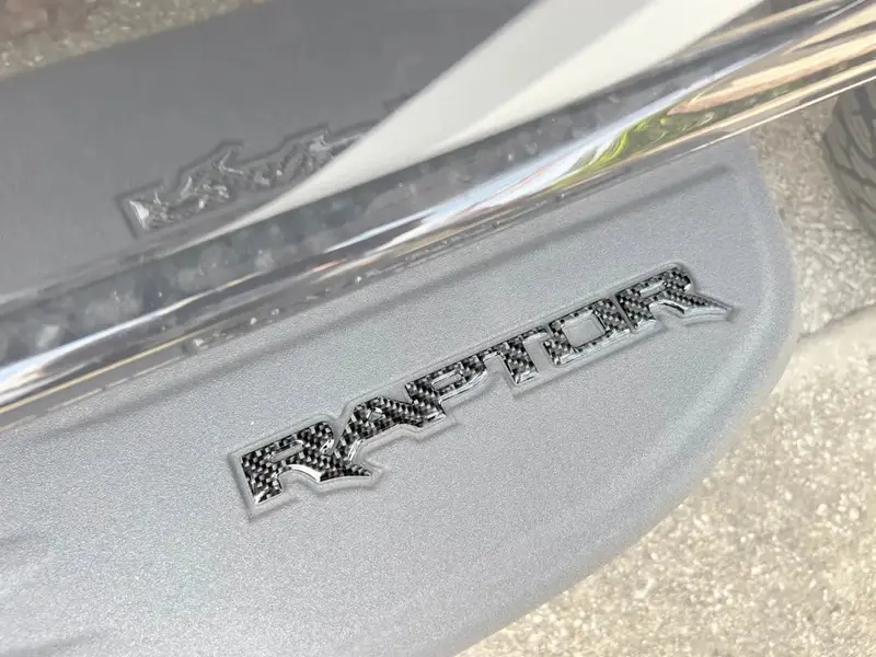 Raptor Running Board Emblem Overlays Fits 2024-2026 Ford Ranger Raptor 1