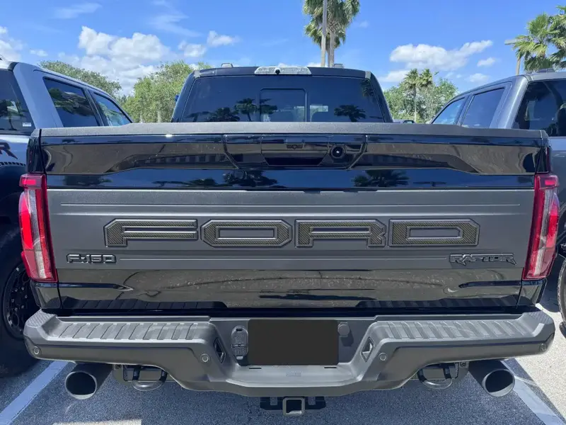 Raptor Tailgate Letter Overlays Fits 2021-2026 Ford F-150 Raptor 2
