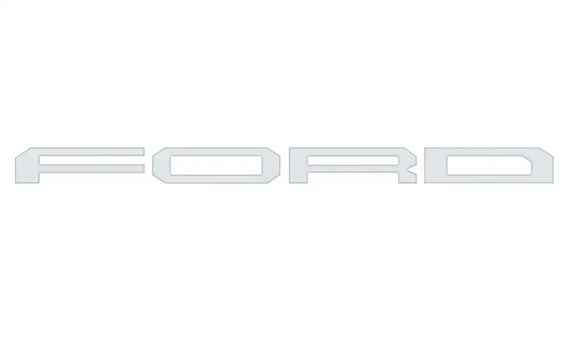 Raptor Tailgate Letter Overlays Fits 2021-2026 Ford F-150 Raptor 45
