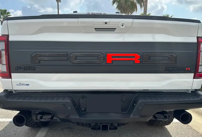 Raptor Tailgate Letter Overlays Fits 2021-2026 Ford F-150 Raptor 47