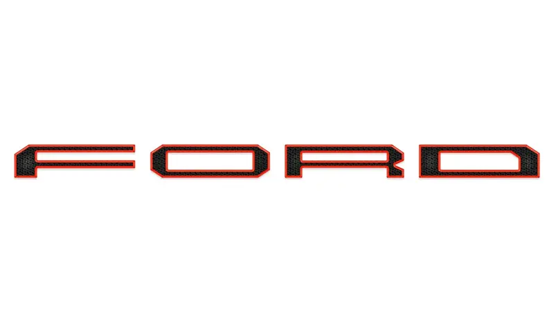 Raptor Tailgate Letter Overlays Fits 2021-2026 Ford F-150 Raptor 74