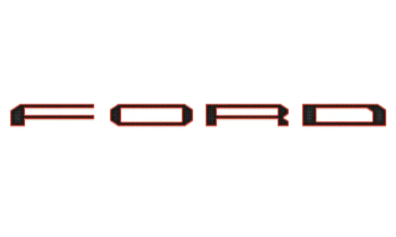 Raptor Tailgate Letter Overlays Fits 2021-2026 Ford F-150 Raptor 75