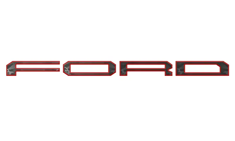 Raptor Tailgate Letter Overlays Fits 2021-2026 Ford F-150 Raptor 75