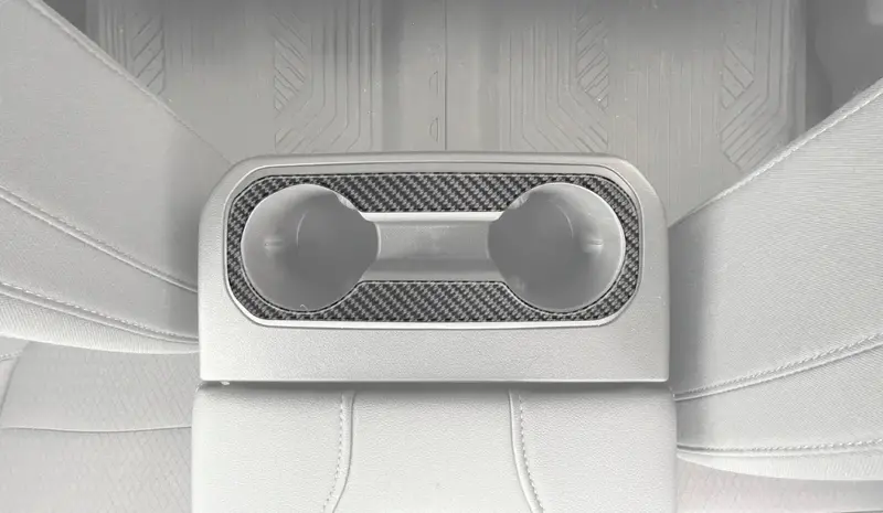 Rear Cupholder Accent Overlay Fits 2019-2021 Chevrolet Silverado 1