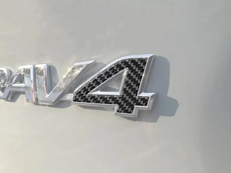 Rear Emblem "4" Letter Inserts Fits 2019-2025 Toyota Rav4 1