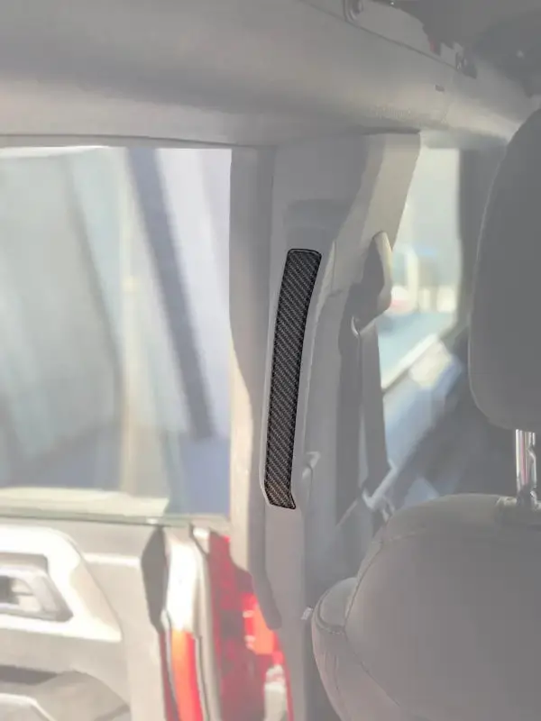 Rear Grab Rail Accent Overlays Fits 2021-2026 Ford Bronco 1