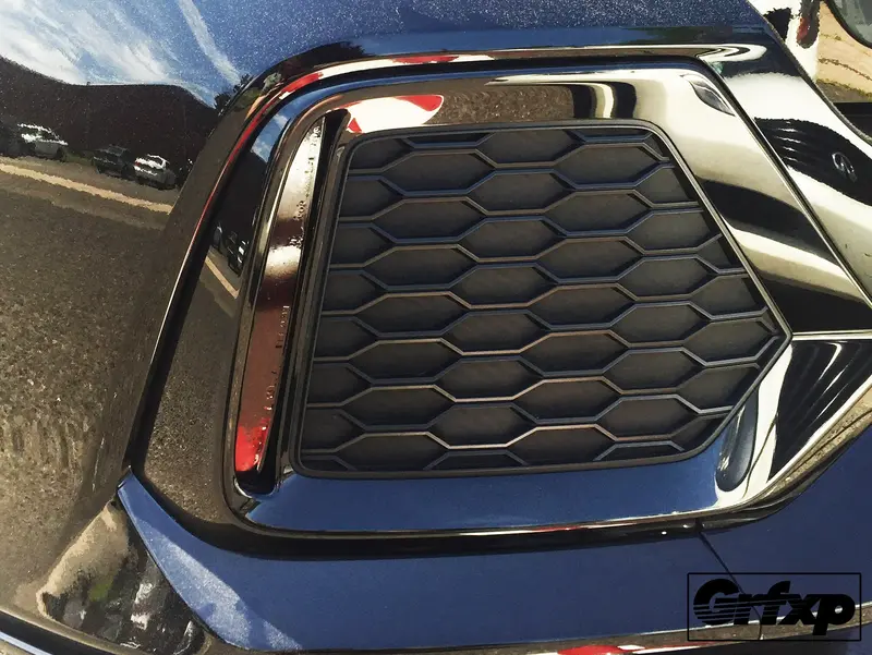 Rear Grill Reflector Overlays For 10Thgen Honda Civic Hatchback (2017+) 1