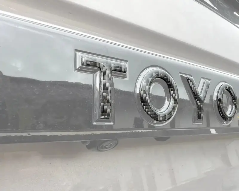 Rear Lift Gate Letter Overlays Fits 2024-2026 Toyota Land Cruiser 1