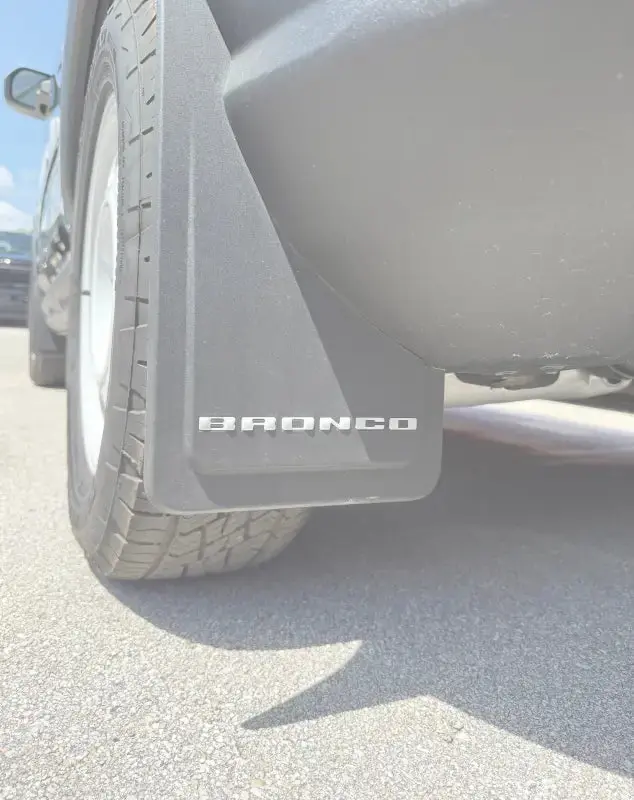 Rear Mudflap Letter Inserts Fits 2021-2026 Ford Bronco Sport 4