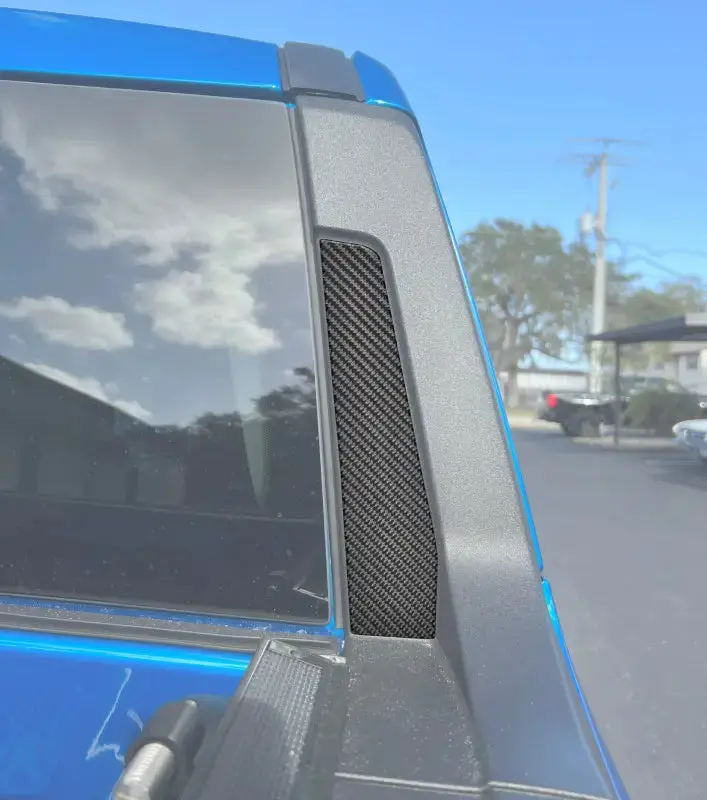 Rear Outer Cab Accent Overlays Fits 2022-2026 Ford Maverick 1