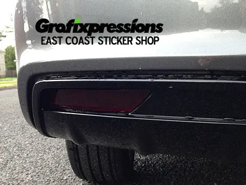 Rear Reflector Overlays For 9Thgen Honda Civic Si Sedan (2013 – 2015) 1