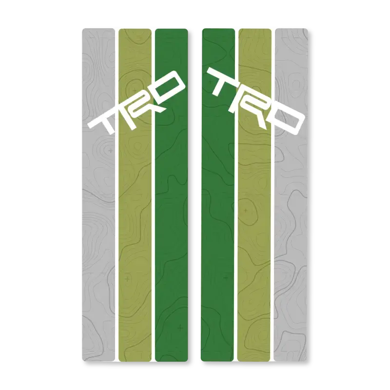 Rear Window Stripes - With Topo 10