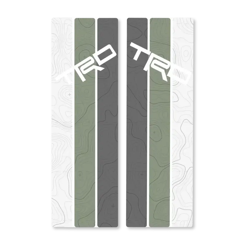 Rear Window Stripes - With Topo 13