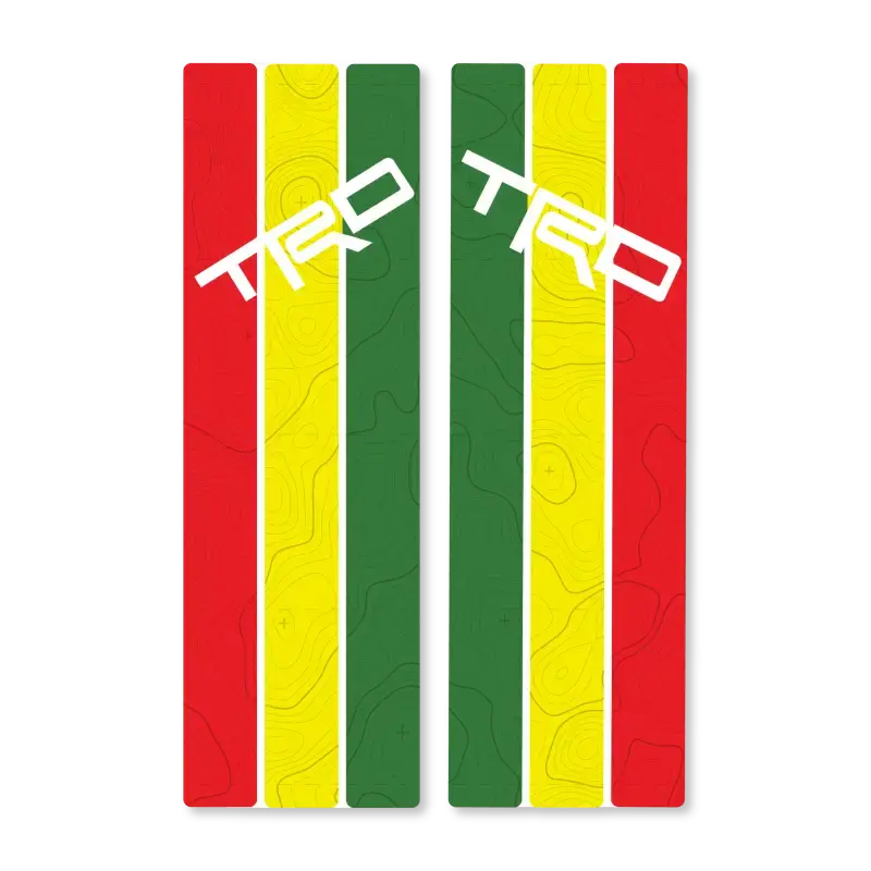 Rear Window Stripes - With Topo 15