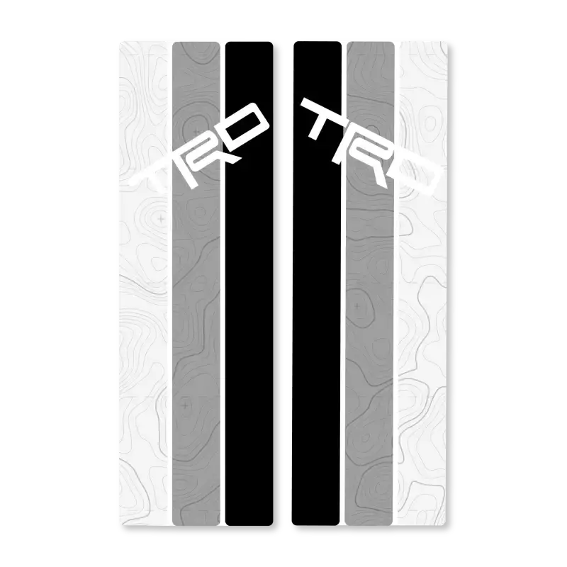 Rear Window Stripes - With Topo 16