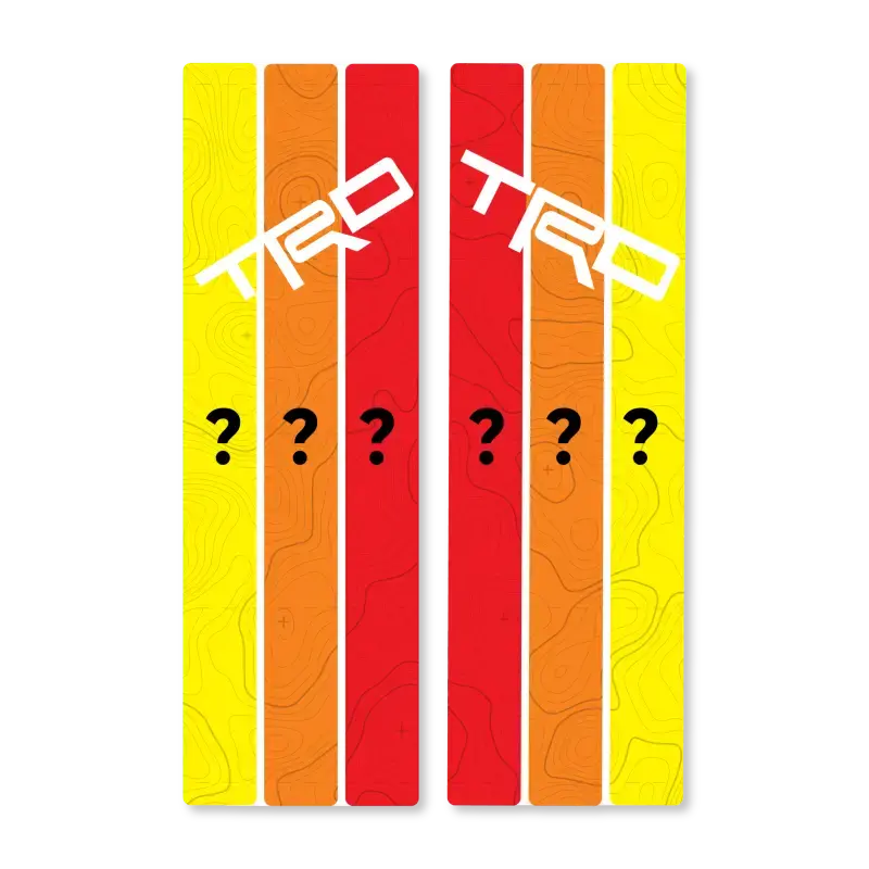 Rear Window Stripes - With Topo 2