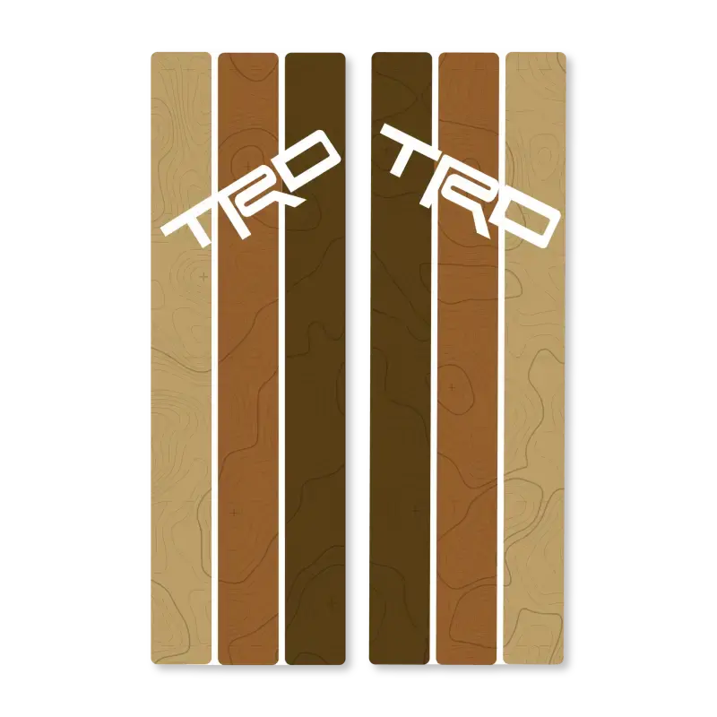 Rear Window Stripes - With Topo 8