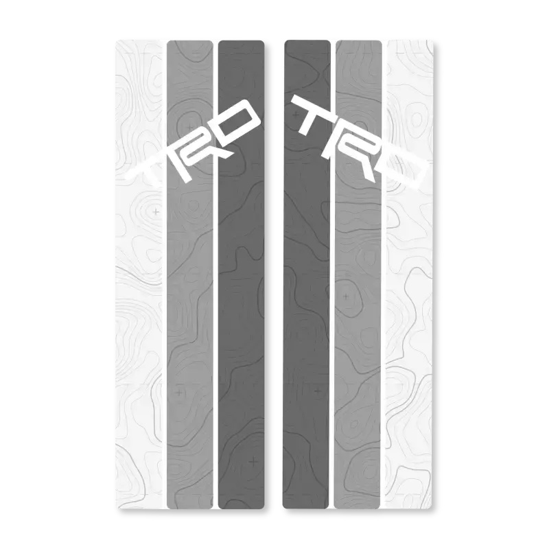 Rear Window Stripes - With Topo 9