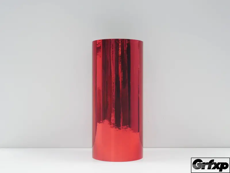 Red Chrome Specialty Vinyl (By The Foot) 1