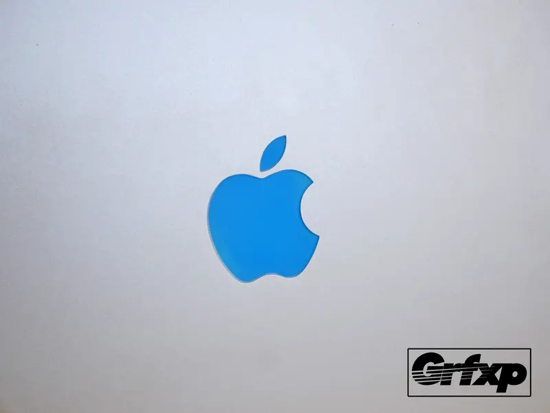 Retina Macbook Pro Apple Logo Overlays (Two Pack) 1