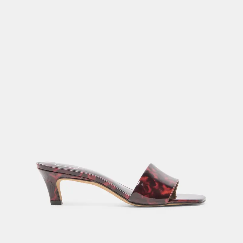 Rexa Heels Tortoise Patent Leather 1