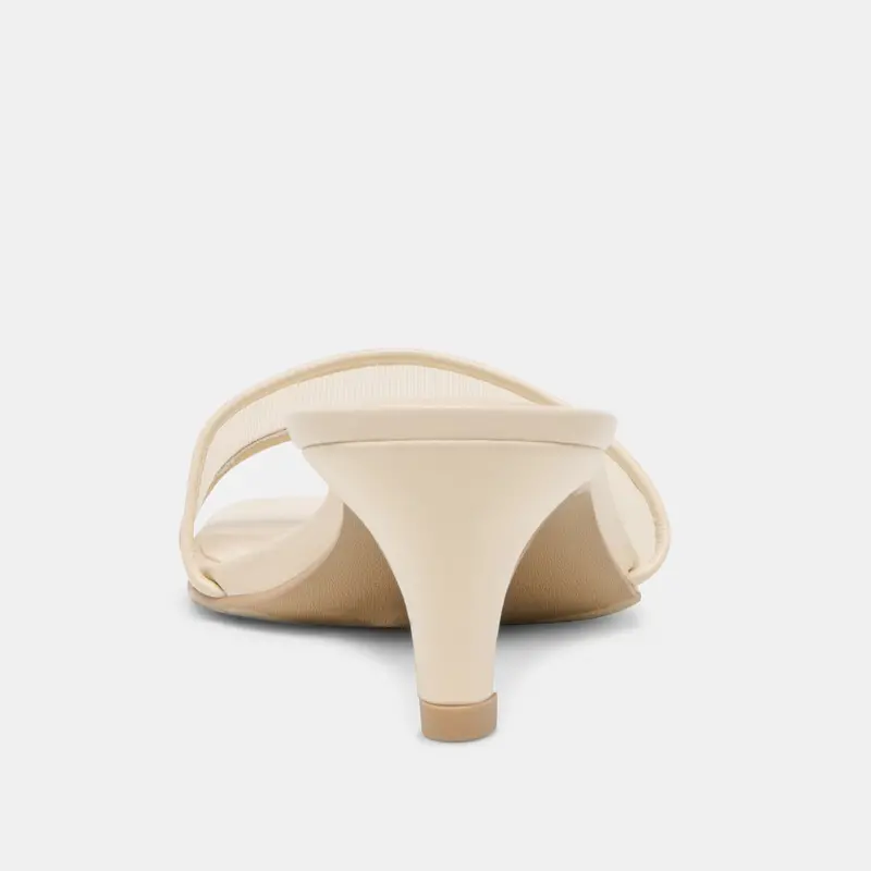 Rexa Mesh Heels Creme Mesh 10